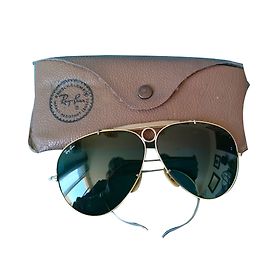 Ray-Ban aviator shooter Golden