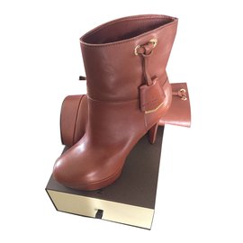 Louis Vuitton-Ankle Boots-Brown