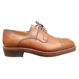 Joseph Fenestrier-Unic Lace ups-Caramelo