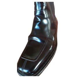Hermès-Boots-Dark brown