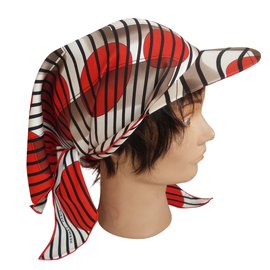 Hermès-Cappello / cappello / sciarpa da legare-Multicolore