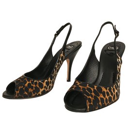 D&G-Sandals-Leopard print