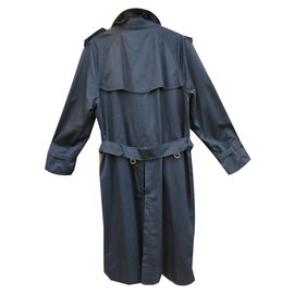 Burberry-Men Coat Outerwear-Navy blue