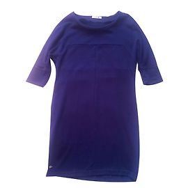 Vestido Lacoste de algodón azul marino Azul marino