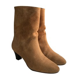 Isabel Marant-DYNA Ankle Boots-Cognac