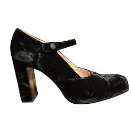 Escarpins Babies Colisee De Sacha Velours Noir Noir