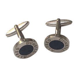 Alfred Dunhill-Cufflinks-Silvery
