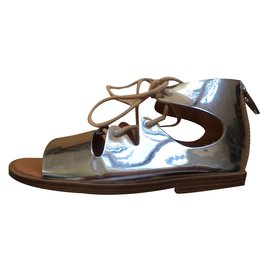 Zara-Sandales enfant-Argenté