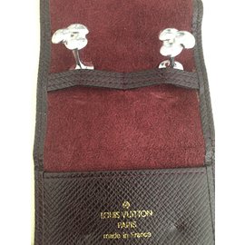 Louis Vuitton-Cufflinks-Silvery
