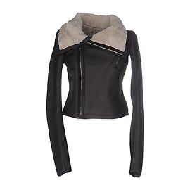 Rick Owens shearling jacket, Site IT 44 Black