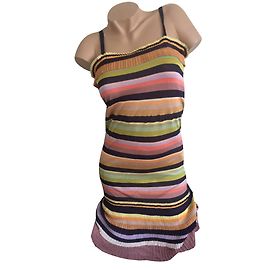 Robe Missoni en viscose multicolore taille 38 Multicolore