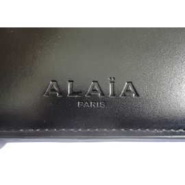 Alaïa-Bolsa de embrague-Negro