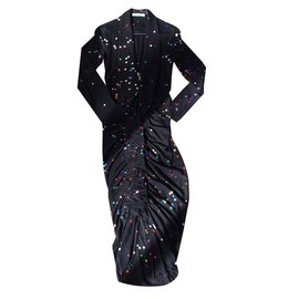 Givenchy-Vestido lunares-Multicolor