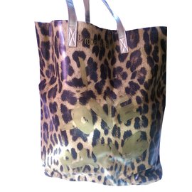 Roberto Cavalli-Tote-Leopard print