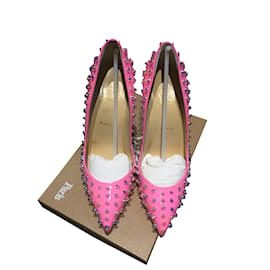 Christian Louboutin-Spike pink pigalle follies-Rosa
