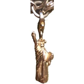 Colar Thomas Sabo de prata com pingente Estátua da Liberdade Prata