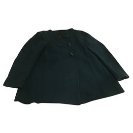 Zara Wool Coat Blue L Blue