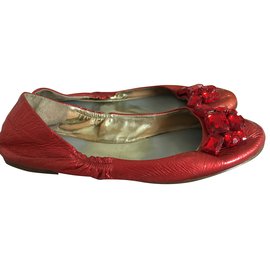 Guess-Zapatillas de ballet-Roja