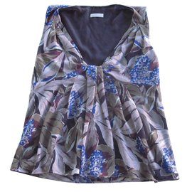 Cacharel Pleated Top Multicolore Polyester Multiple colors