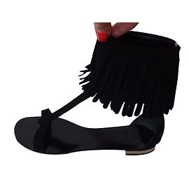 Balmain Sandalen Schwarz