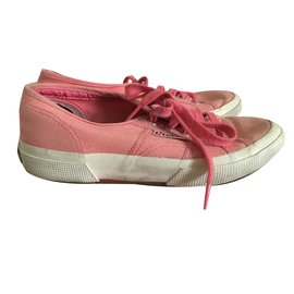 Tênis Superga Rosa de Algodão 36EU Rosa