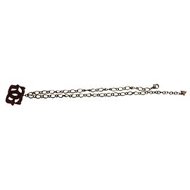 Collar Guess con dije G Marrón Cobre Marrón oscuro Cobre