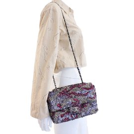 Chanel-Einzelne Tasche mit Pailletten-Mehrfarben 
