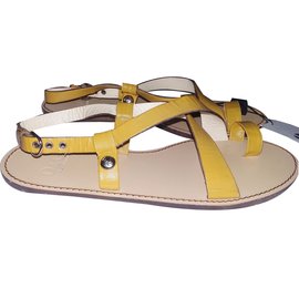 D&G-Sandals-Mustard