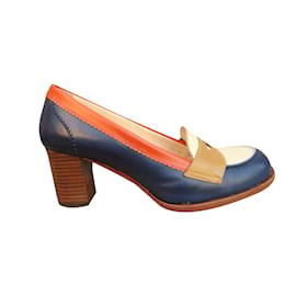 Autre Marque Mocassins Pertini en cuir multicolore Multicolore