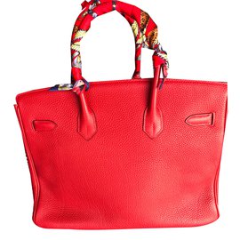 Hermès-Handbag-Red
