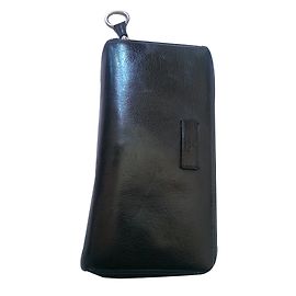 Gucci Signature leather zip wallet black Black