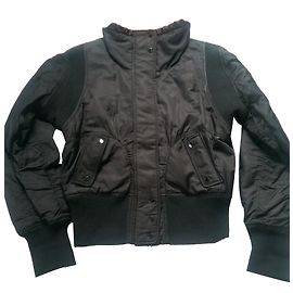 Chaqueta Armani Exchange negra efecto satinado acolchada Negro