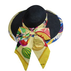 Autre Marque Cappello Sciarpa Hermès Multicolore Multicolore