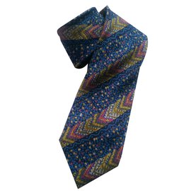 Gravata de seda estampada Missoni Multicor