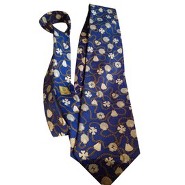 Chanel Ties Blue