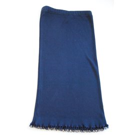 Chanel-Skirt-Navy blue