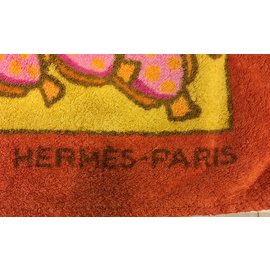 Hermès-Swimwear-Silvery,Orange