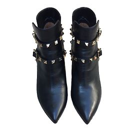 Valentino Rockstud Schwarz