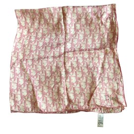 Dior-Cachecol de seda-Rosa