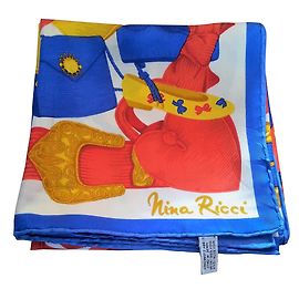 Nina Ricci Silk scarf Multiple colors