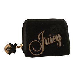 Juicy Couture-billetera-Negro
