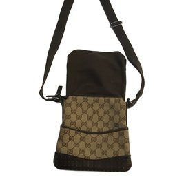 Gucci-Handbag-Dark brown