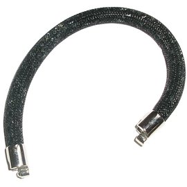 Swarovski-BRACELET STARDUST NOIR, TAILLE S.-Noir