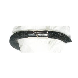 Swarovski-BRACELET STARDUST NOIR, TAILLE S.-Noir
