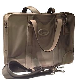 Lancel Valigetta in pelle grigia Grigio