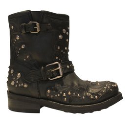 Ash Ankle Boots Black