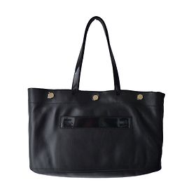 Kenzo Bike leather handbag black Black