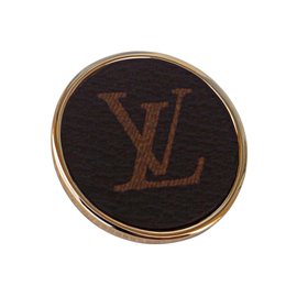 Louis Vuitton-Alfileres y broches-Castaño