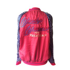 Eleven Paris Jacket White Golden Dark red Navy blue