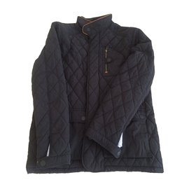 Massimo Dutti-Blouson, manteau garçon-Bleu Marine